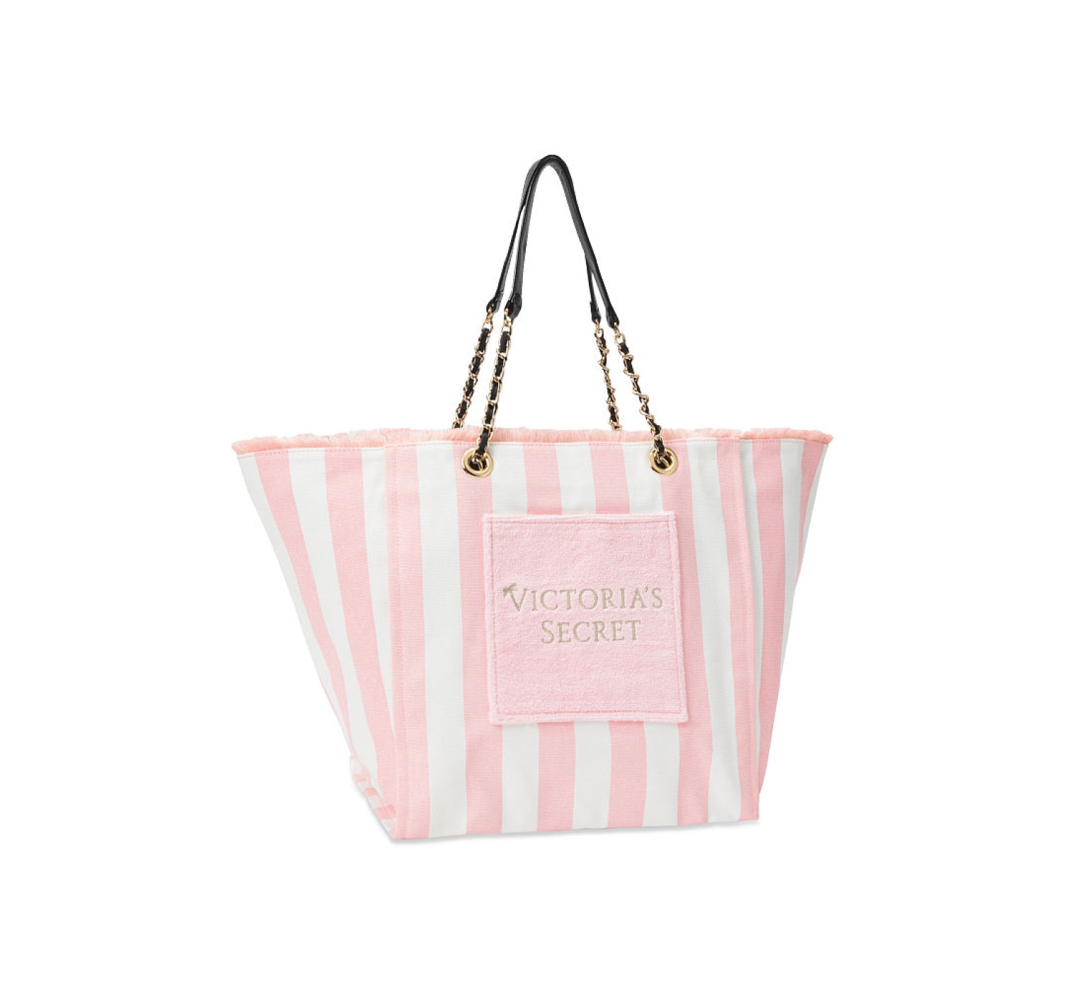 Пляжна сумка Victoria Secret Logo Stripe Tote