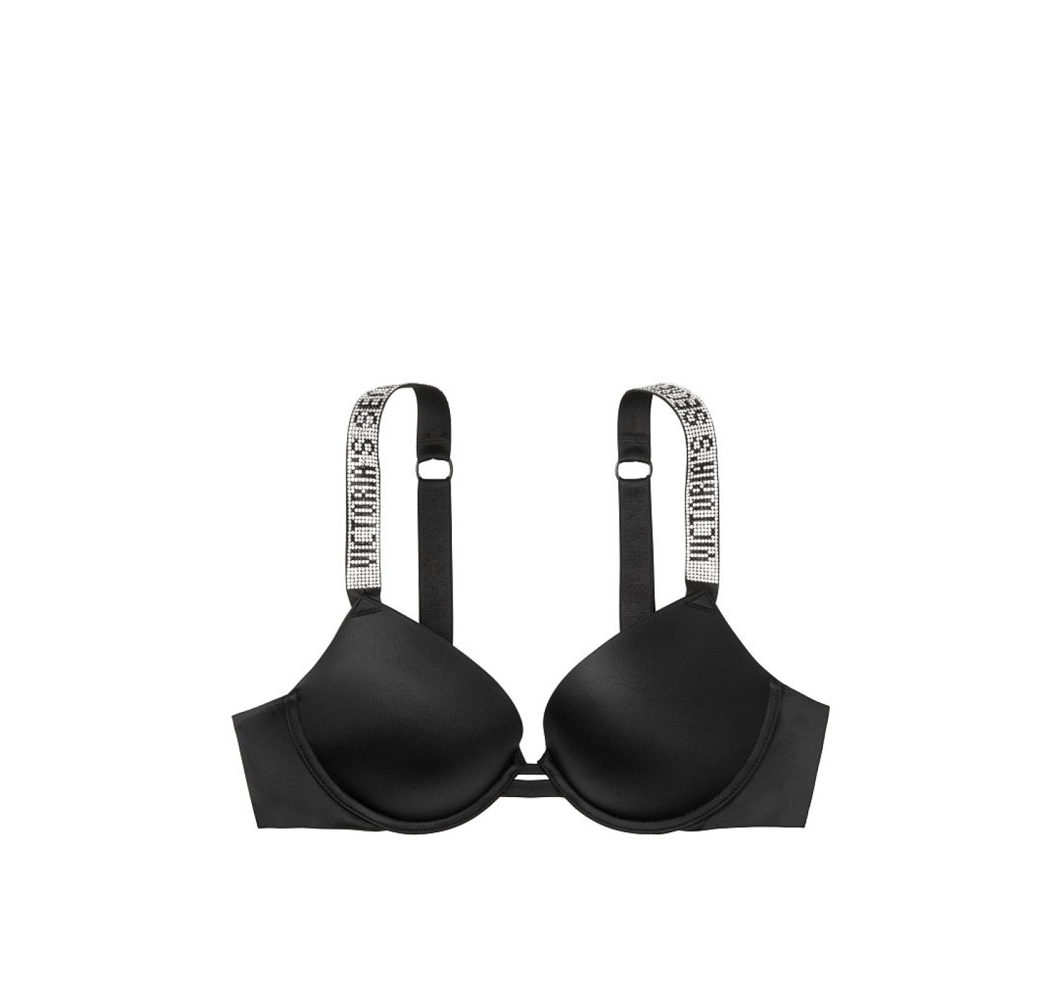 Комплект білизни Victoria's Secret Black Very Sexy Embellished Strap Push-up Bra set