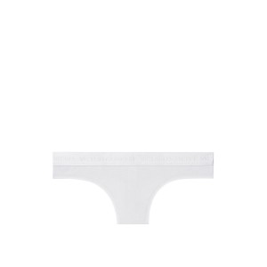 Трусики стринги Victoria's Secret Flint grey Thong Logo panty