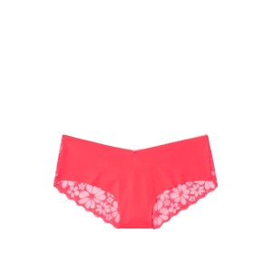 Трусики бесшовные Victoria’s Secret No-show Bikini Panty Mesh Back Wild Watermelon
