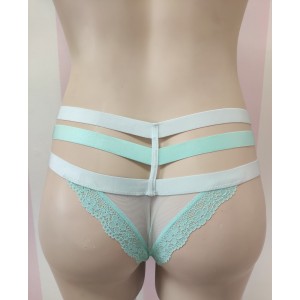 Трусики чики Victoria’s Secret Very Sexy Strappy Mint Cheeky panty 