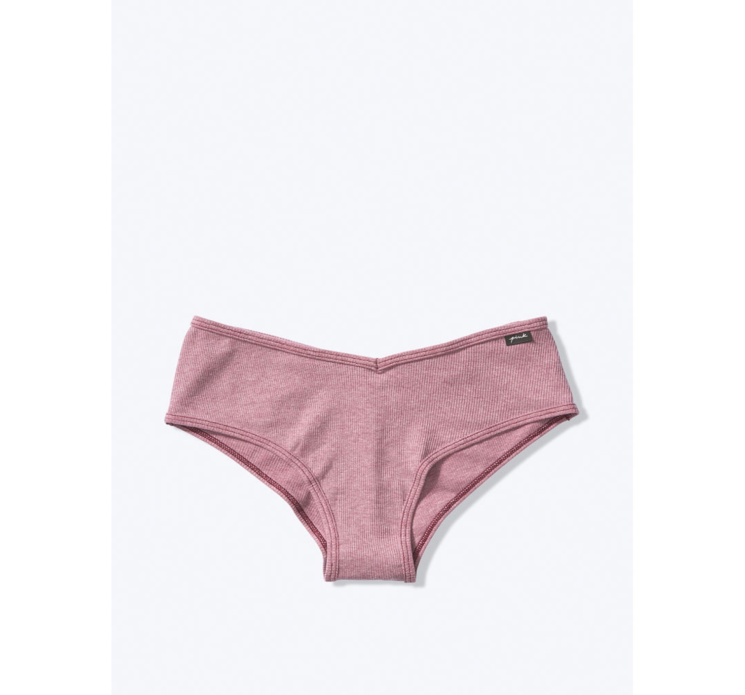 Трусики Victoria's Secret PINK Cotton Cheekster Panty Ruby Ribbed