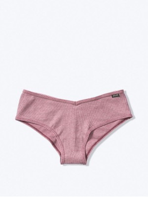Трусики Victoria's Secret PINK Cotton Cheekster Panty Ruby Ribbed