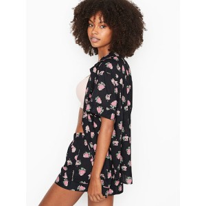 Пижама Victoria’s Secret Cotton Short PJ Set Floral print