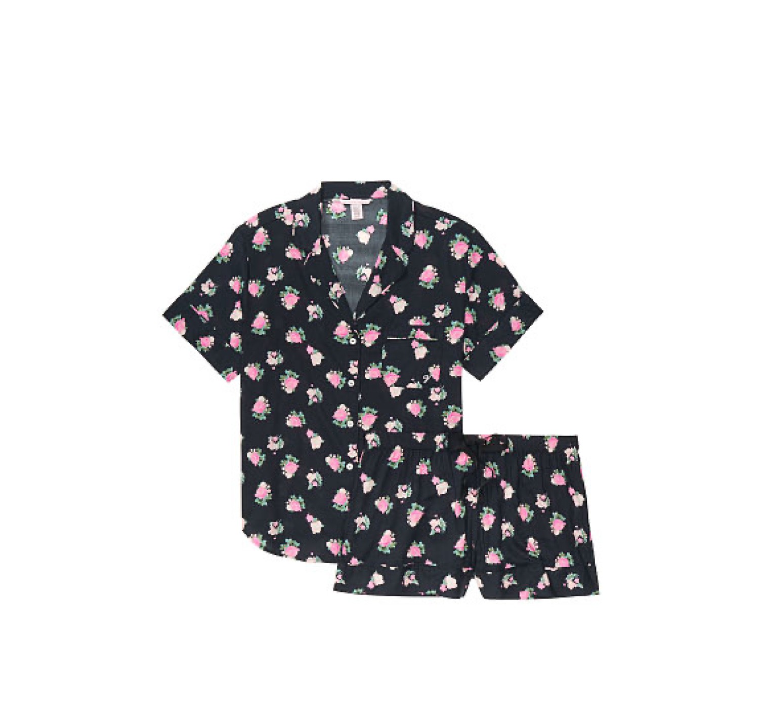 Пижама Victoria’s Secret Cotton Short PJ Set Floral print