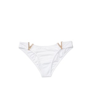 Купальник Виктория Сикрет V-hardware White Bralette & Brazilian panty