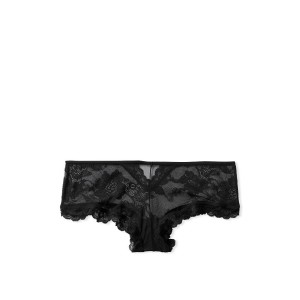 Трусики чики Victoria's Secret Very Sexy Black Lace Cheeky Panty 