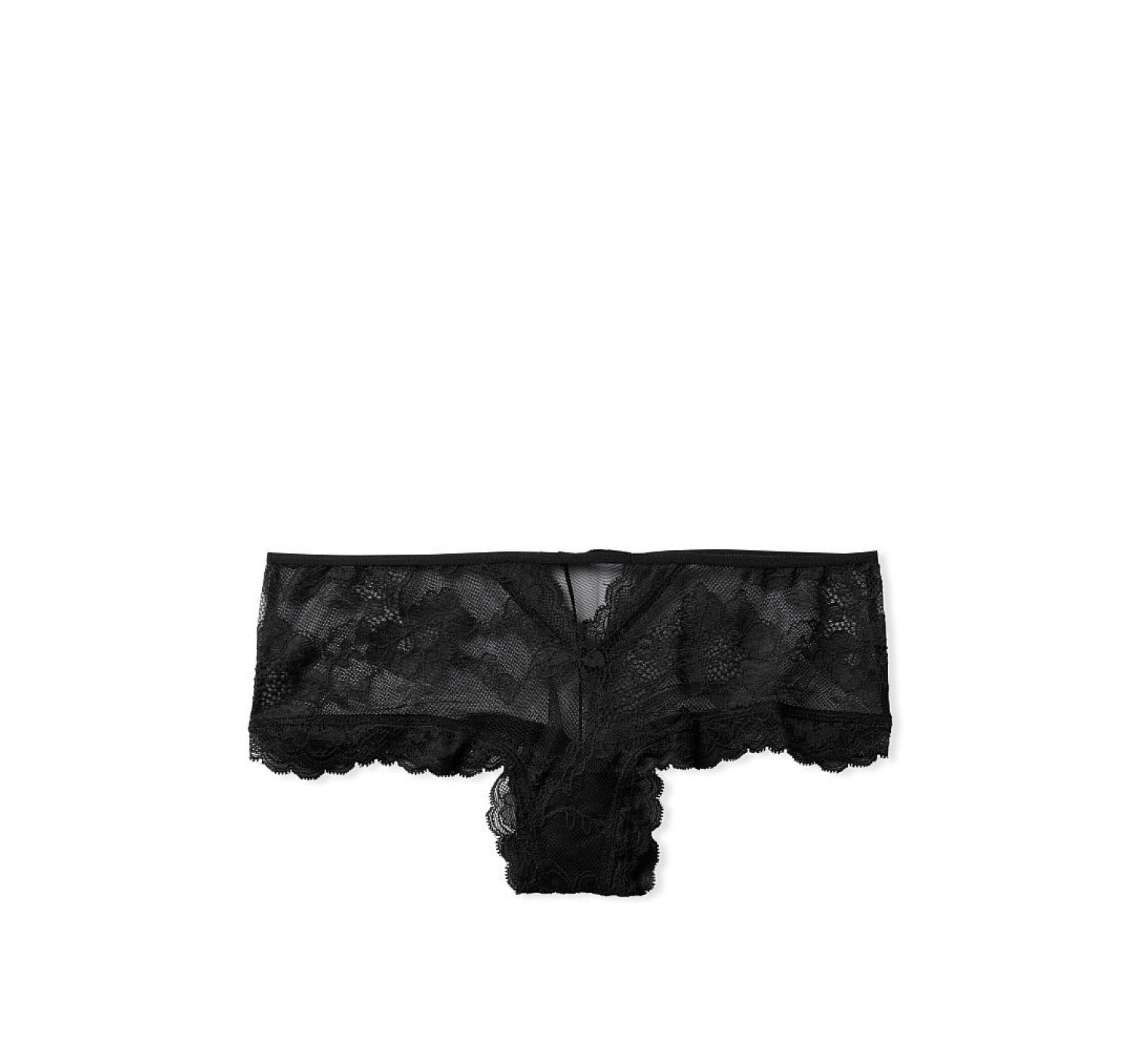Трусики чики Victoria's Secret Very Sexy Black Lace Cheeky Panty 