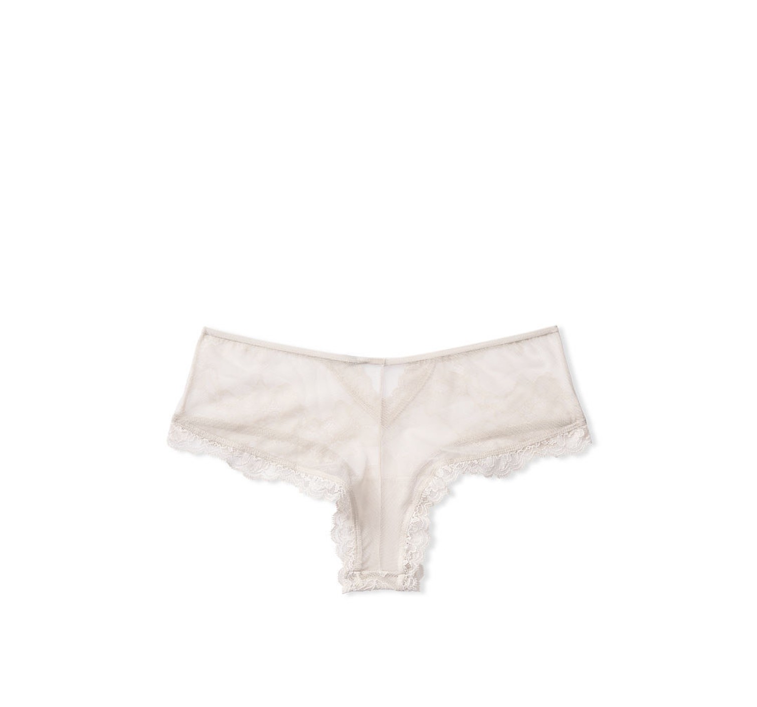 Трусики чики Victoria's Secret Very Sexy Lace Cheeky Panty Creamy