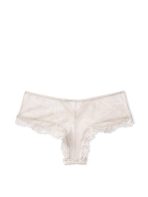 Трусики чики Victoria's Secret Very Sexy Lace Cheeky Panty Creamy