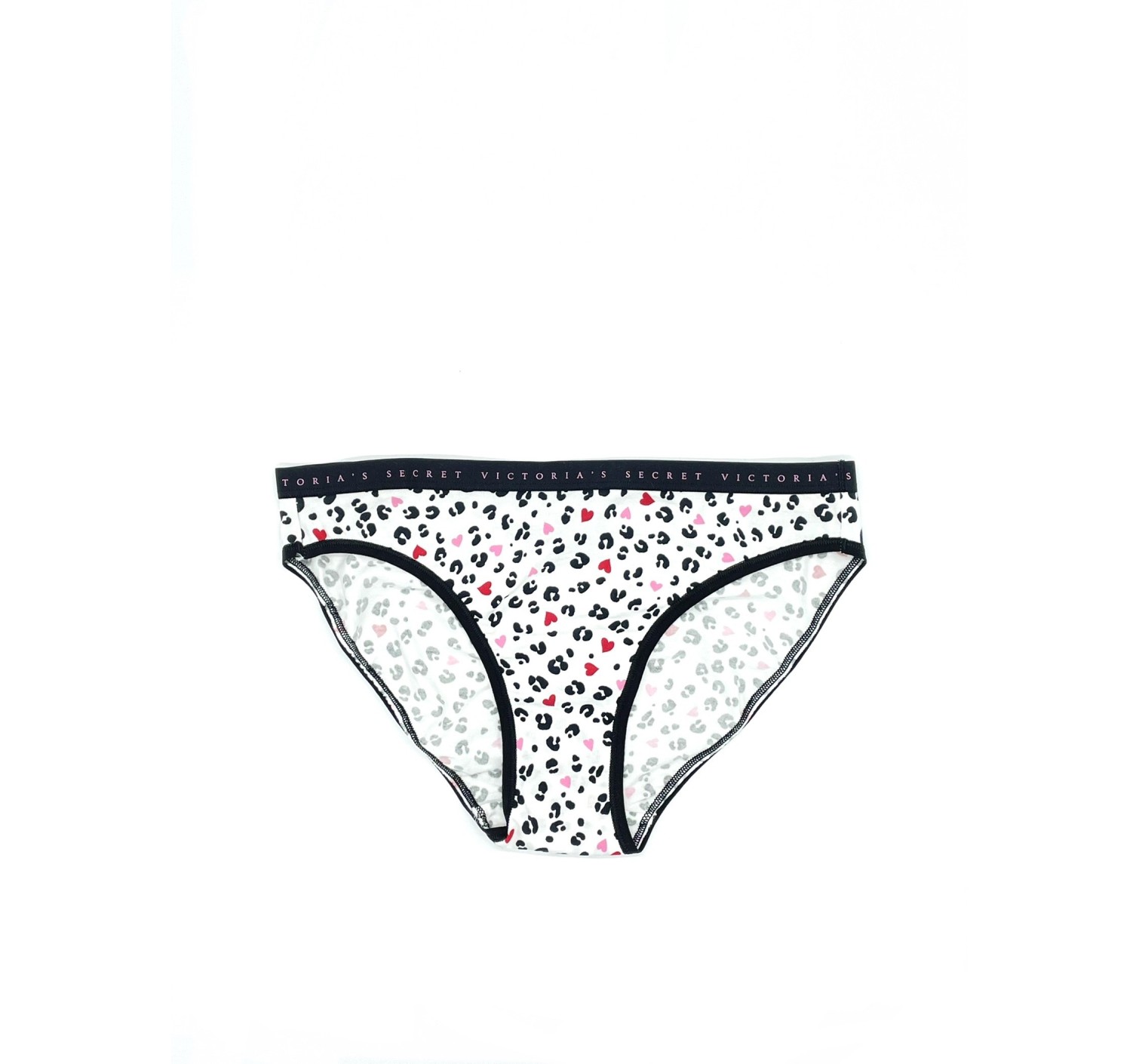 Трусики хлопковые VS Mint Cotton Bikini panty Heart print