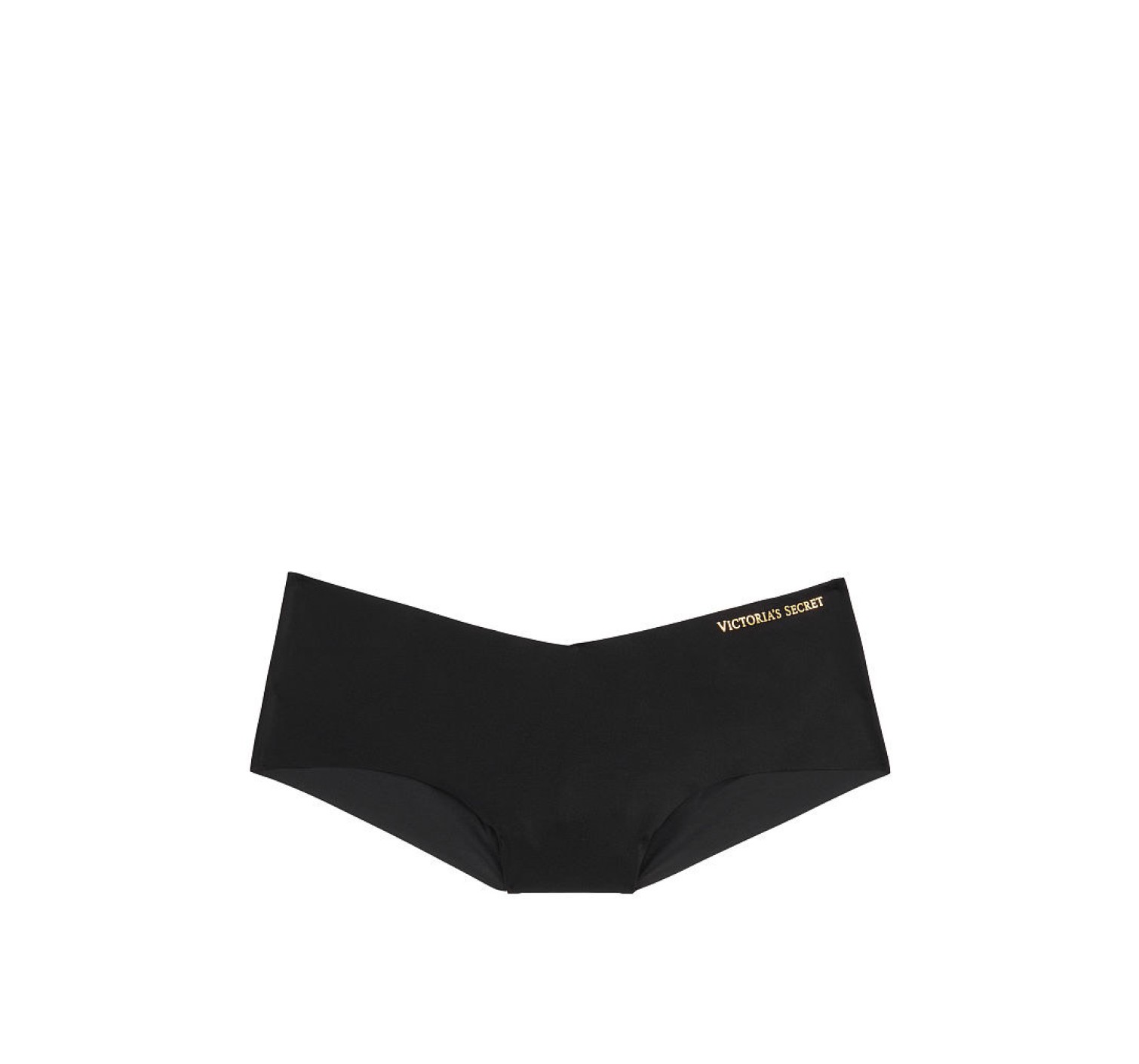 Трусики бесшовные Виктория Сикрет No show Black Cheeky Panty