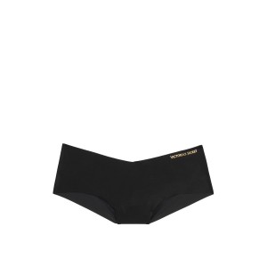 Трусики бесшовные Виктория Сикрет No show Black Cheeky Panty