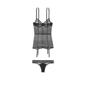 Боді Victoria's Secret Very Sexy Black Lace Babydoll