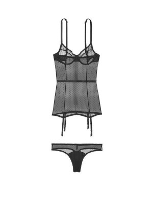 Боди Victoria’s Secret Very Sexy Black Lace Babydoll