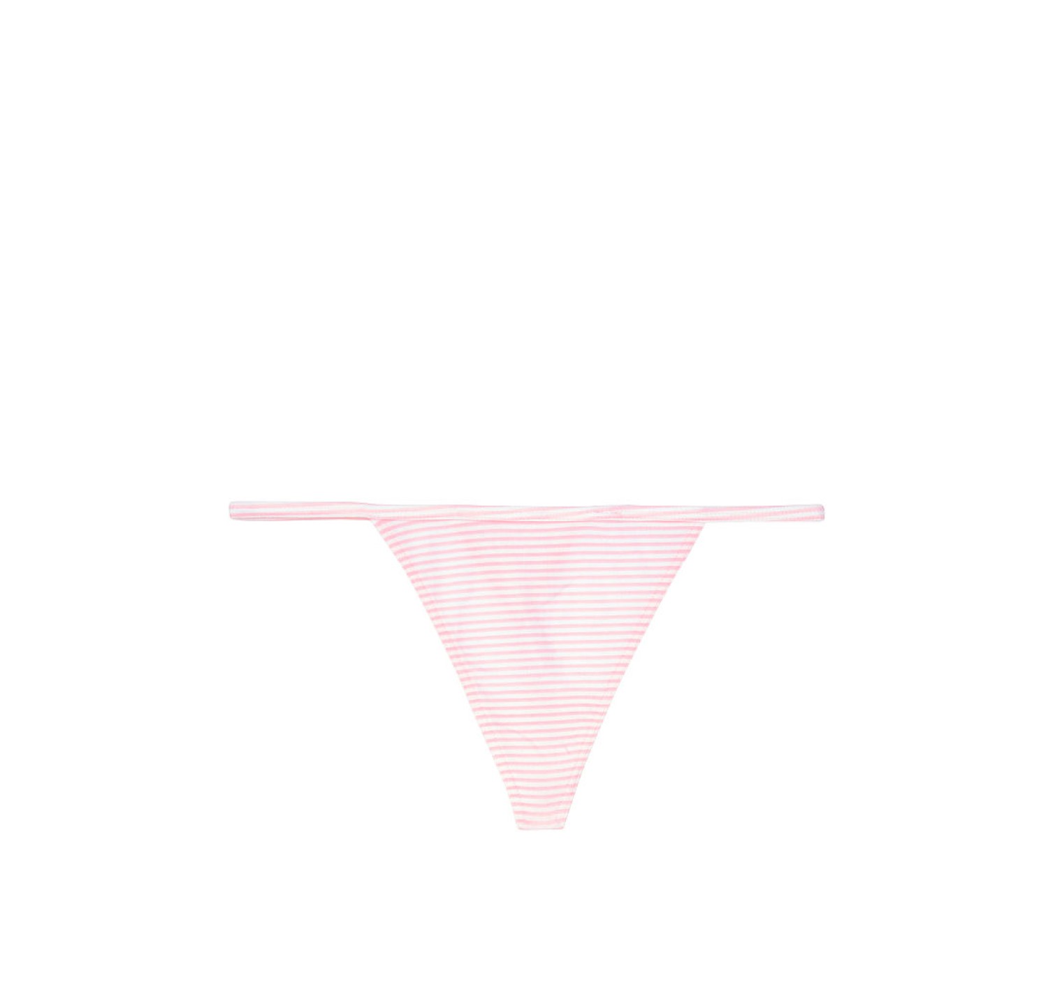 Трусики стринги Victoria’s Secret Cotton V-string Thong panty stripes