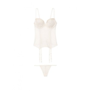 Боди Victoria’s Secret Very Sexy White Lace Babydoll