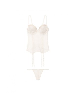 Боді Victoria's Secret Very Sexy White Lace Babydoll