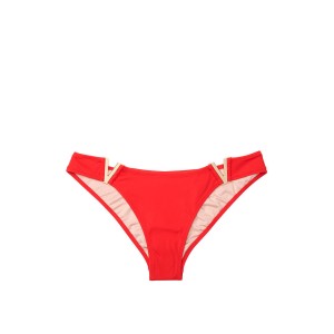 Купальник Виктория Сикрет V-hardware Red Bralette & Brazilian panty