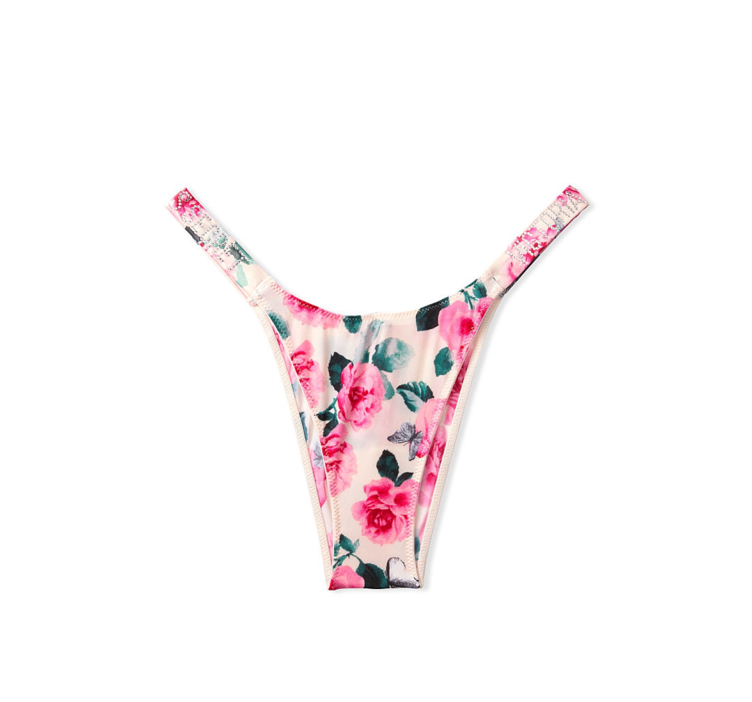 Трусики Victoria’s Secret Shine Strap Brazilian panty Call Me Rose