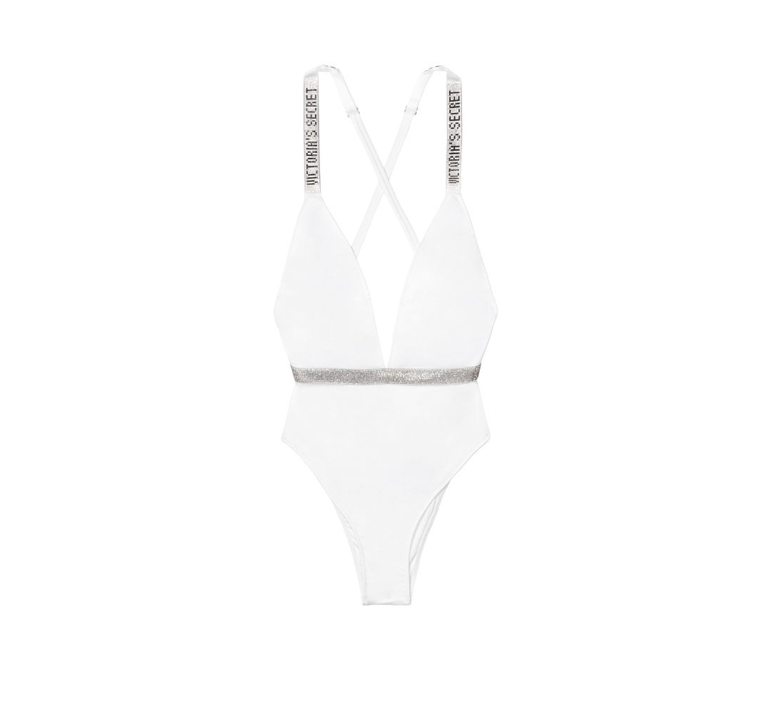 Купальник монокини Виктория Сикрет VS Shine Strap White