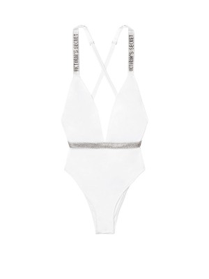 Купальник монокини Виктория Сикрет VS Shine Strap White