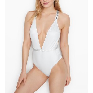 Купальник монокини Виктория Сикрет VS Shine Strap White