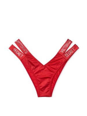 Трусики VS Very Sexy Shine Double-Strap Brazilian Panty Lipstick