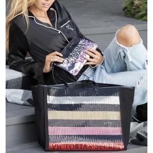 Пляжная сумка с пайетками Victoria’s Secret