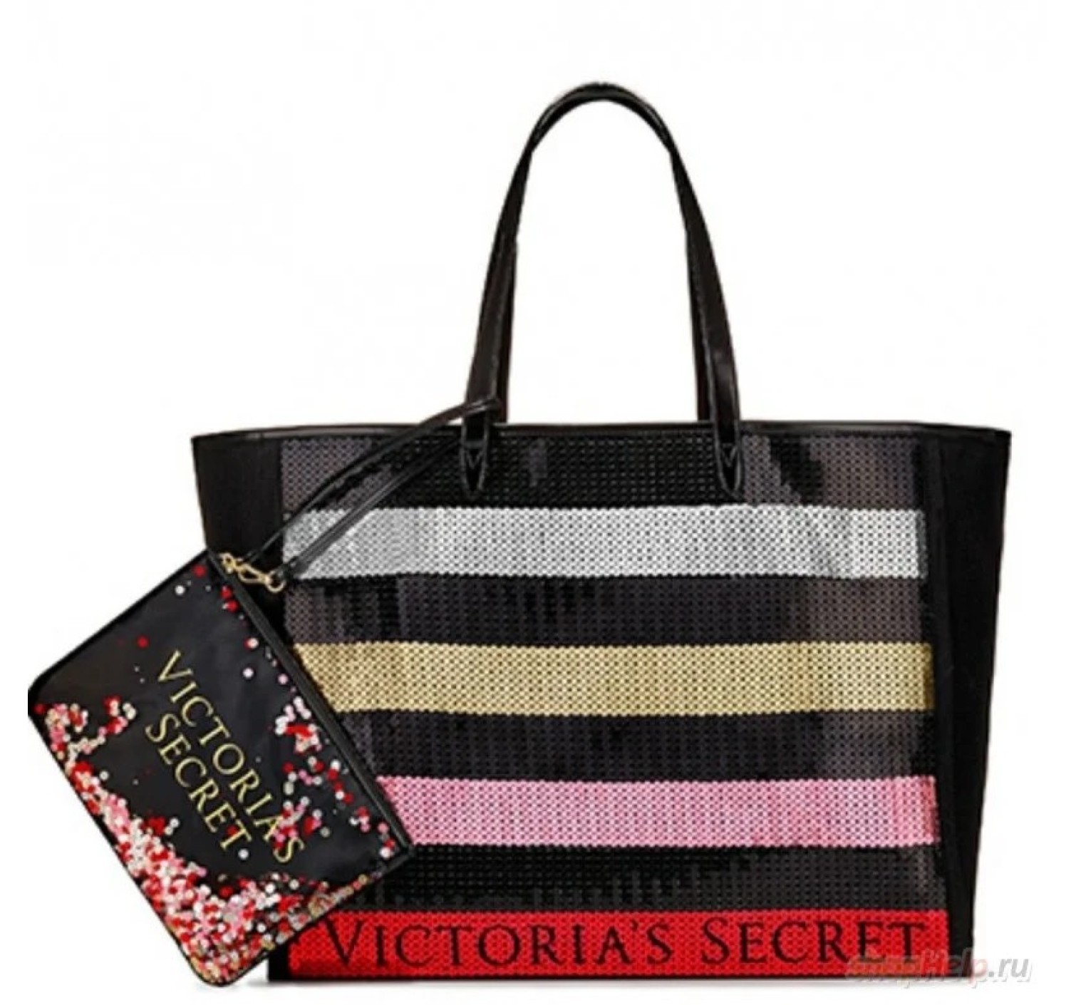 Пляжная сумка с пайетками Victoria’s Secret