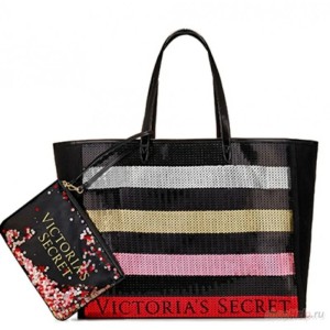 Пляжная сумка с пайетками Victoria’s Secret