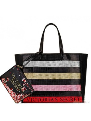 Пляжная сумка с пайетками Victoria’s Secret