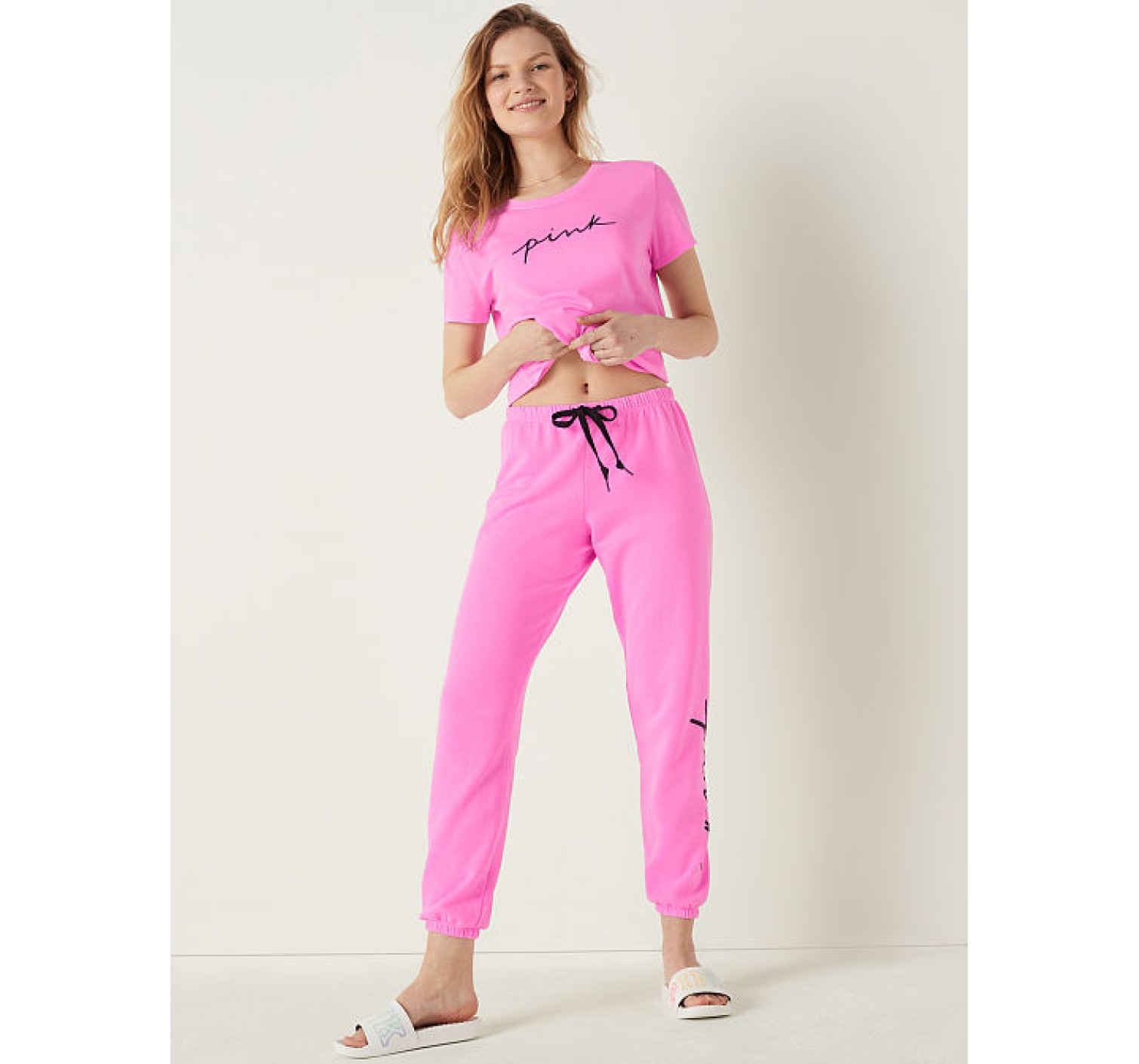 Спортивний костюм Victoria's Secret PINK Neon bubble pink