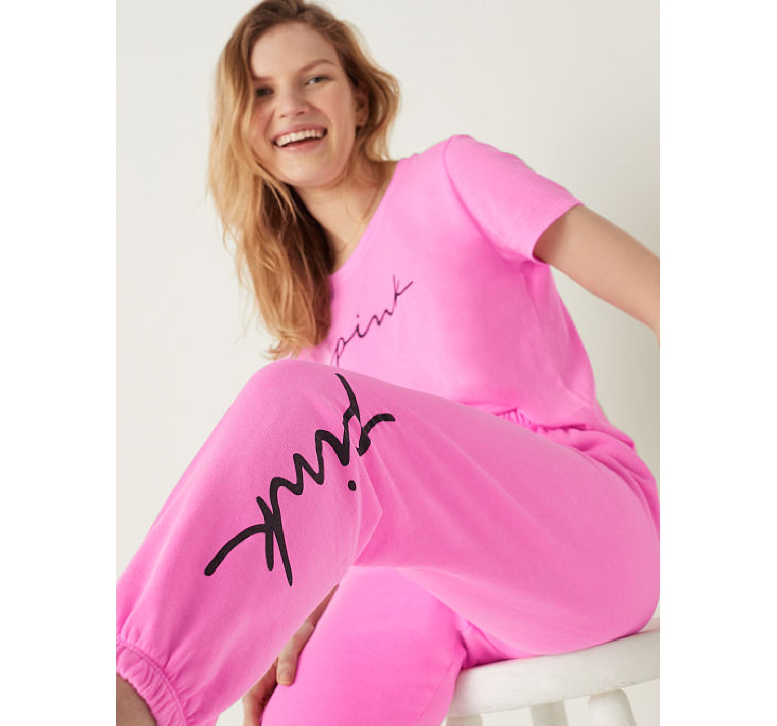 Спортивний костюм Victoria's Secret PINK Neon bubble pink