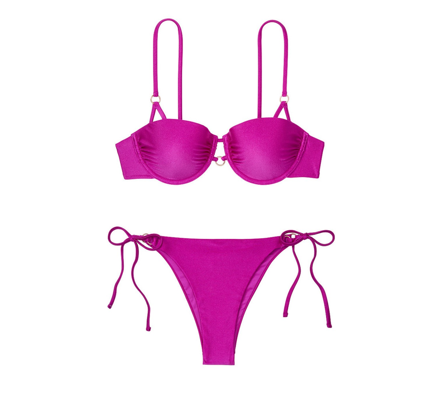 Купальник Victoria’s Secret PINK Top &  Bikini panty Fuchsia