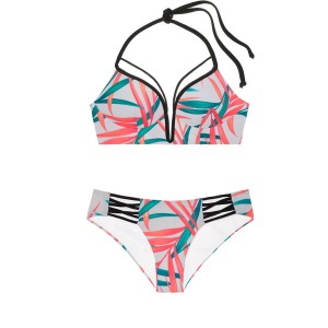 Купальник Victoria’s Secret PINK Strappy Top & Bikini panty Tropic print