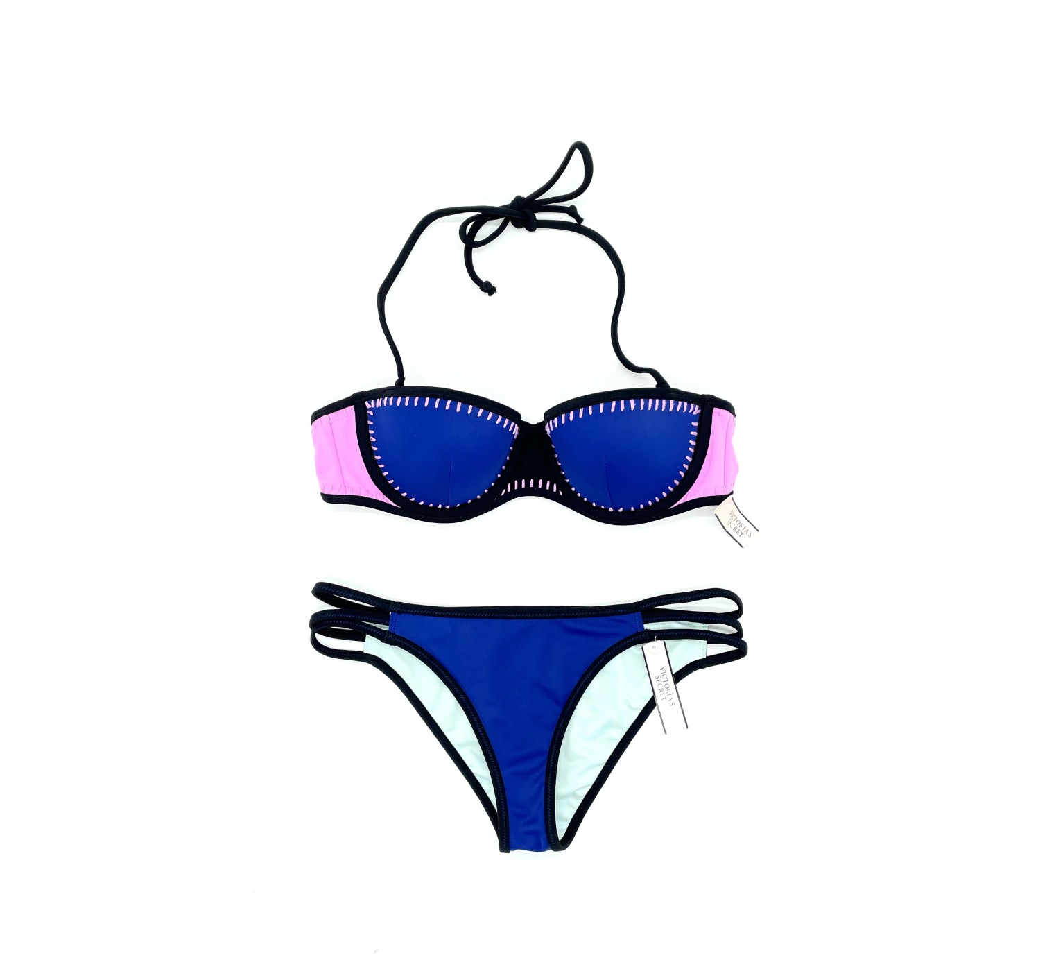 Купальник Victoria's Secret PINK Top 32B &amp; Strappy cheeky panty