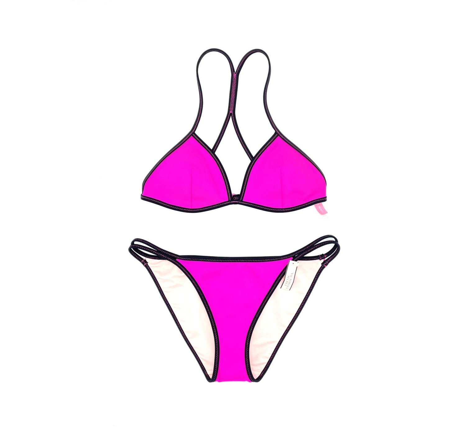 Купальник Victoria’s Secret SWIM Triangle Top & Bikini panty Fichsia