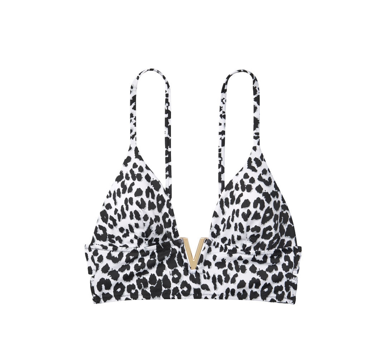 Купальник Виктория Сикрет V-hardware Bralette & Brazilian panty Animal print