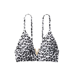 Купальник Виктория Сикрет V-hardware Bralette & Brazilian panty Animal print