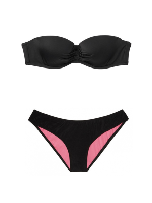 Купальник бандо Victoria’s Secret Push-up Black