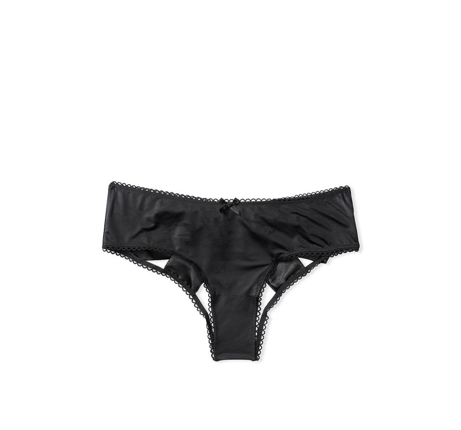 Комплект белья DREAM ANGELS Black Lace-up Balconette Bustier & Cheekini panty