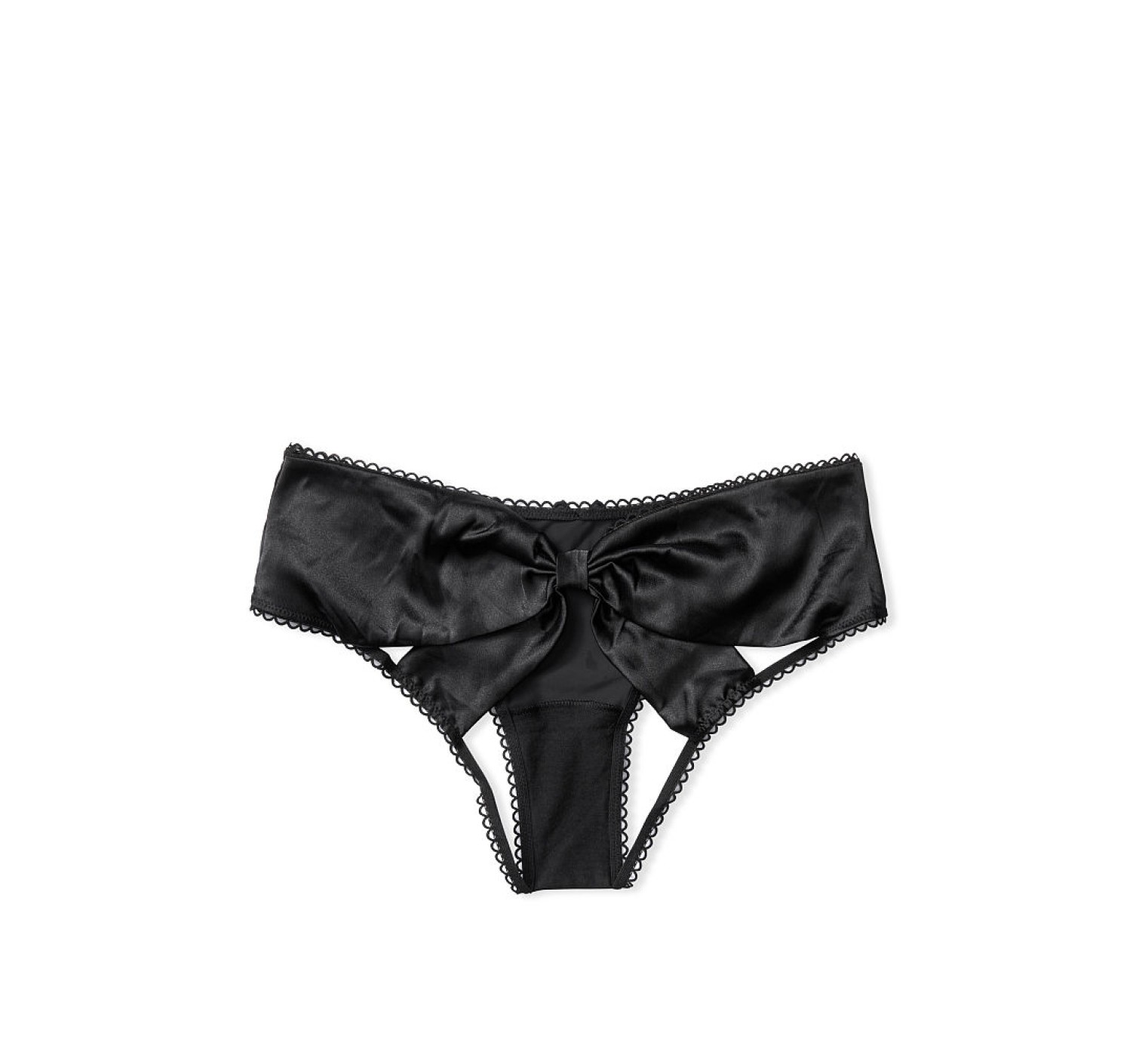 Комплект белья DREAM ANGELS Black Lace-up Balconette Bustier & Cheekini panty
