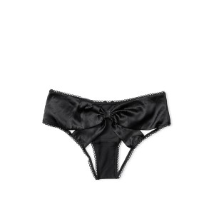 Комплект белья DREAM ANGELS Black Lace-up Balconette Bustier & Cheekini panty