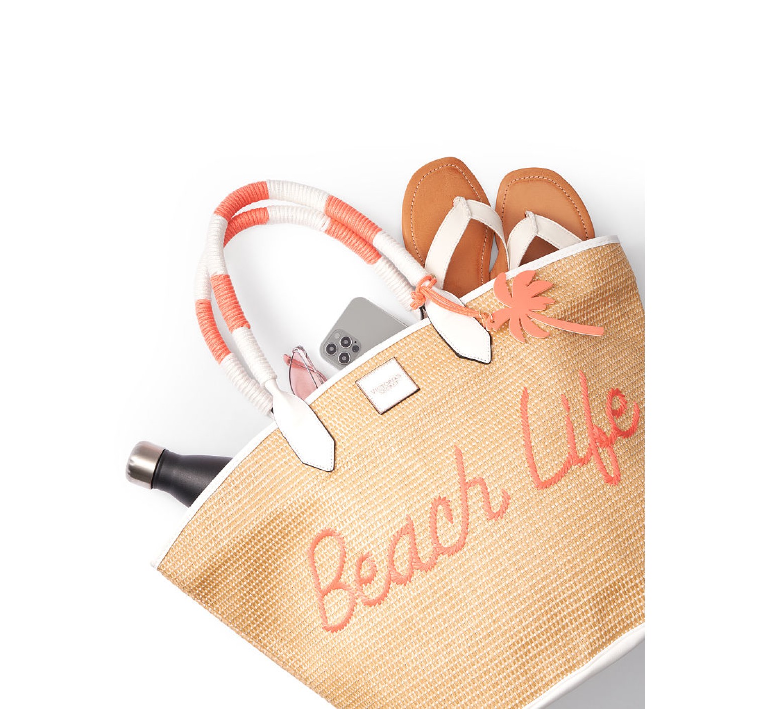 Пляжна сумка Victoria's Secret Woven Beach Life Tote