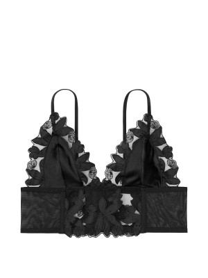 Бюстье Victoria's Secret Unlined Floral Embroidered Long Line Bralette