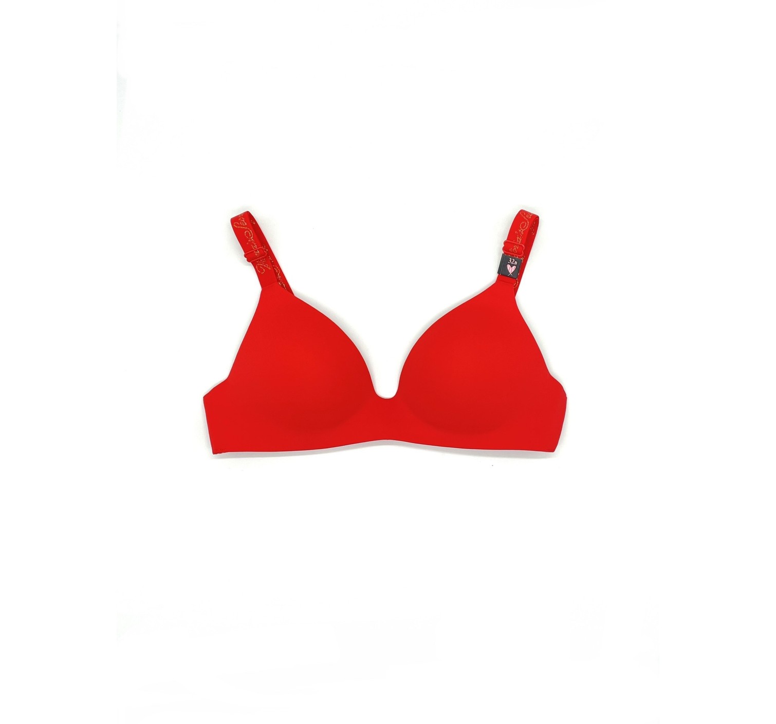 Бюстгальтер VS Logo Bra t-shirt LIGHTLY LINED WIRELESS red