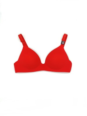 Бюстгальтер VS Logo Bra t-shirt LIGHTLY LINED WIRELESS red