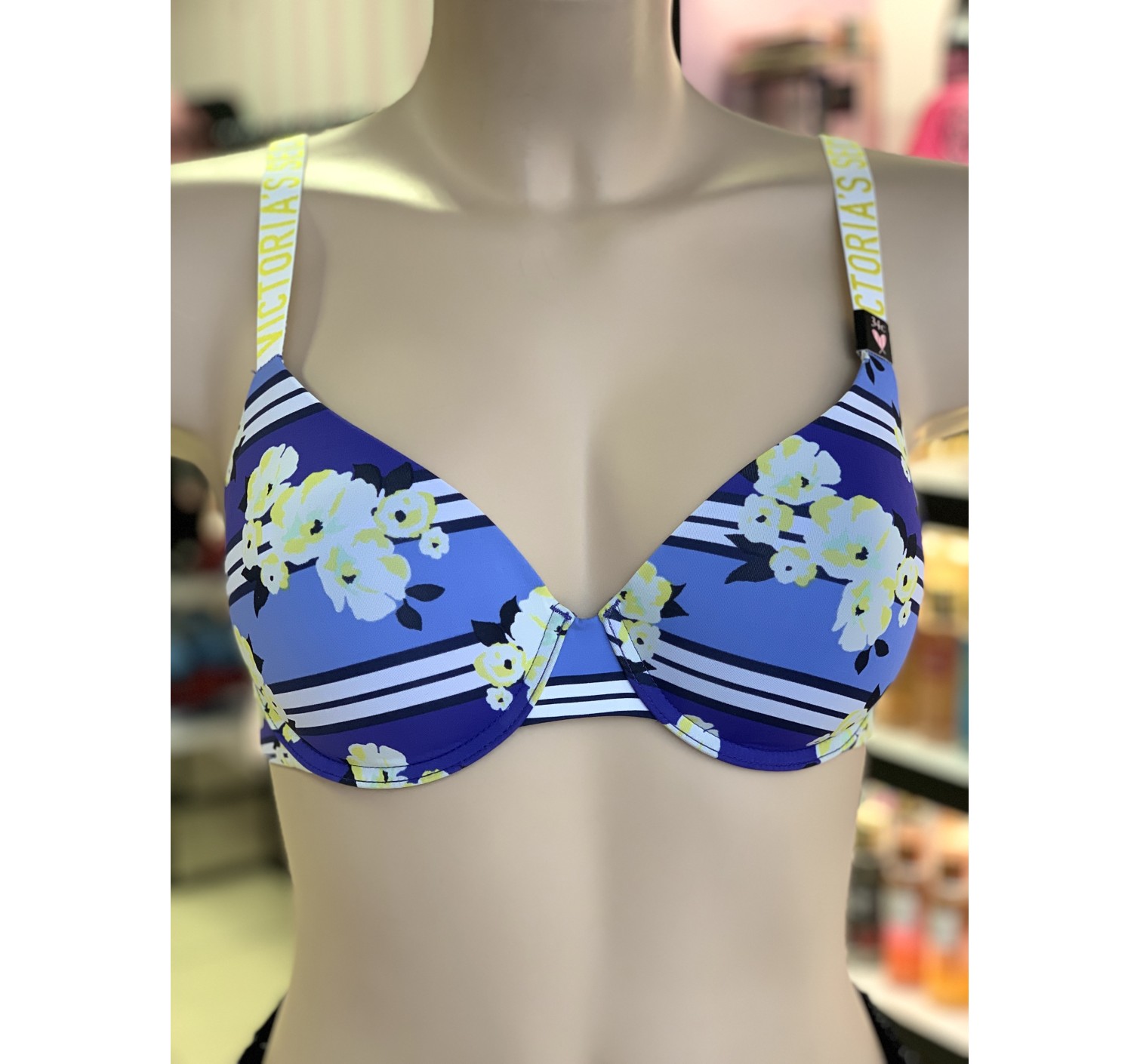Комплект білизни Вікторія Сікрет Logo Bra T-shirt