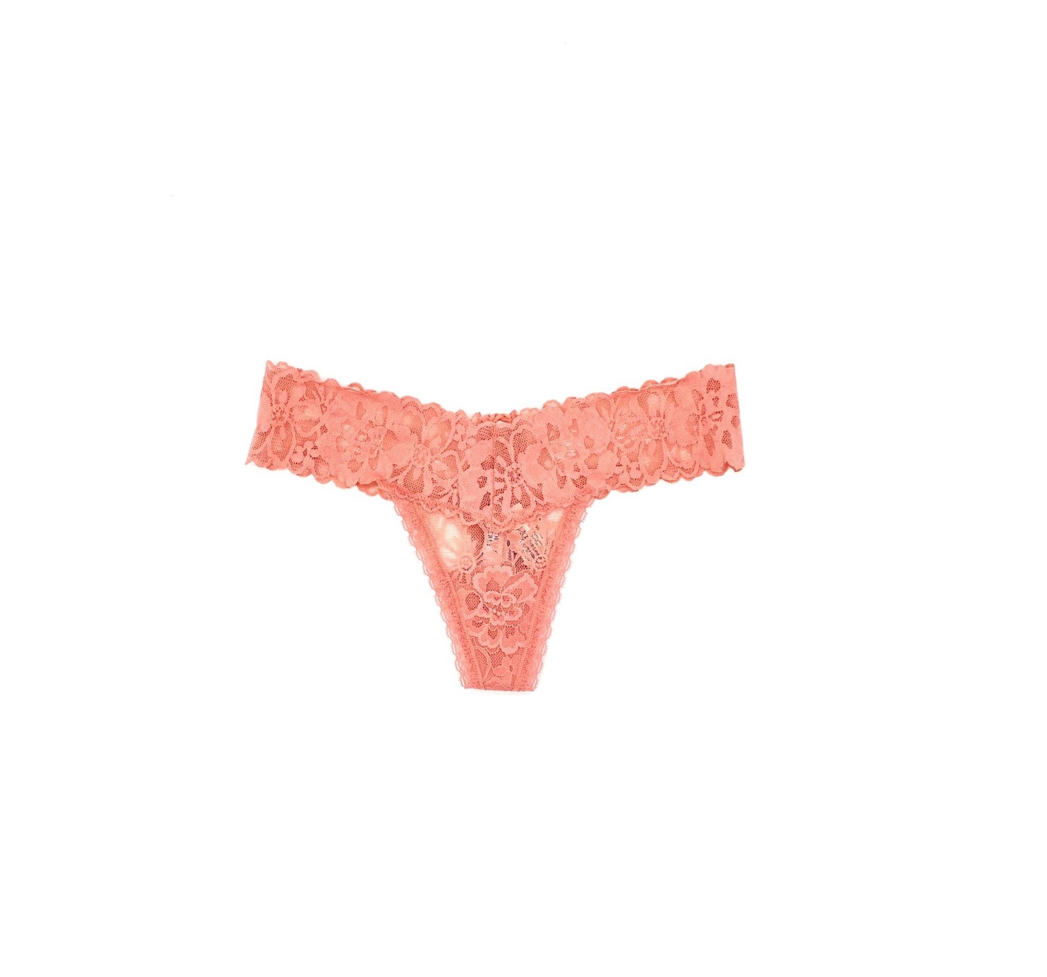 Трусики стрінги Victoria's Secret Coral Lace Thong panty